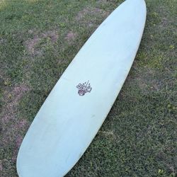 7'6 Surfboard Crime Hybrid Softop Foamy