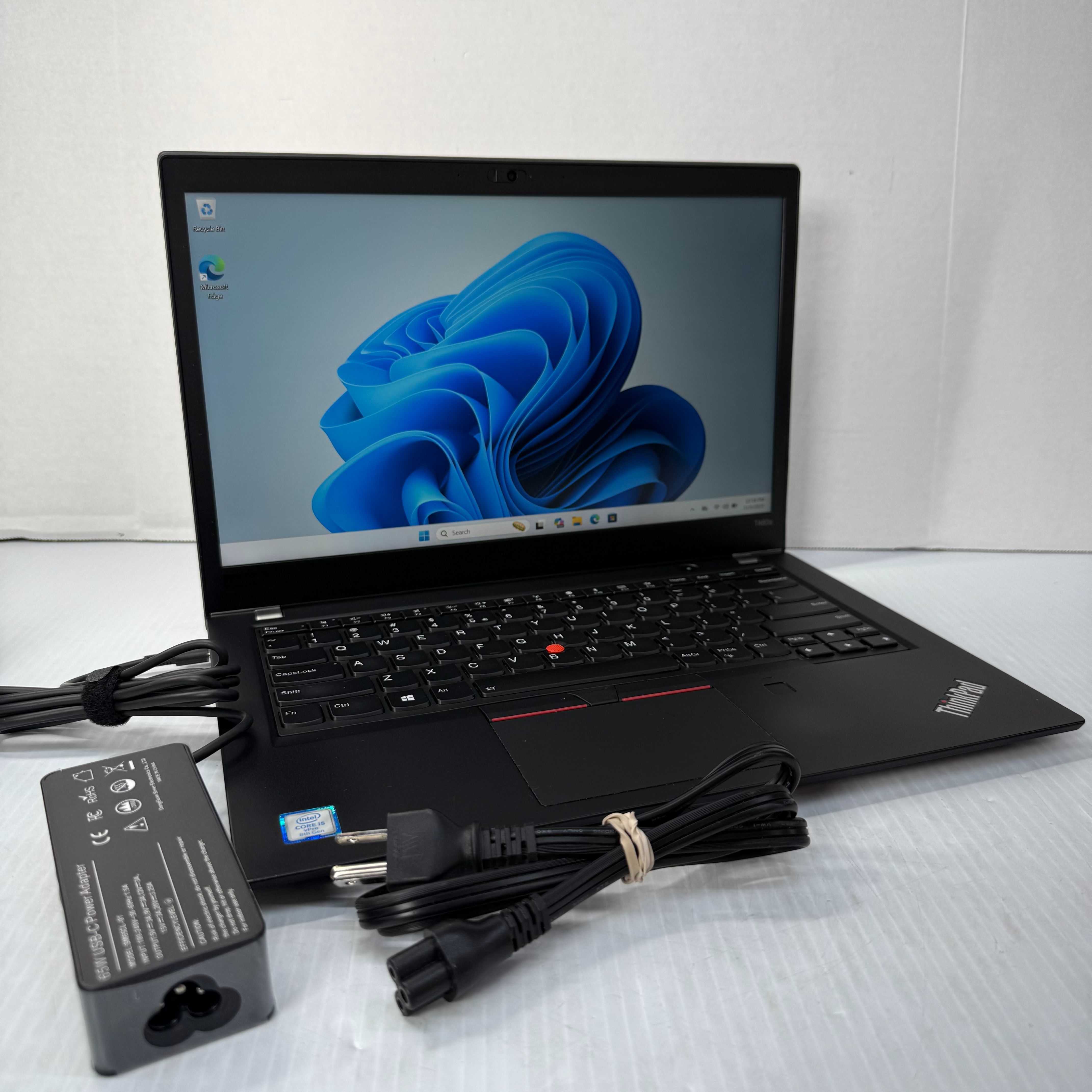 Lenovo ThinkPad T480s i5-8350U 14" Windows 11 Pro Laptop 256GB NVMe SSD 16GB RAM