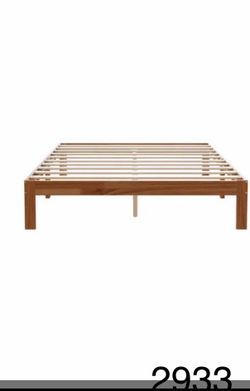 12” KING SIZE DELUXE WOOD BED FRAME PLATFORM 👇CROSSROADS 👇Dark chocolate