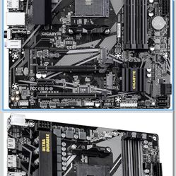 GIGABYTE B550M DS3H AC R2 AMD AM4 Motherboard, Micro-ATX, DDR4, Dual M.2, SATA 6Gb/s, WIFI5, Realtek GbE LAN, PCIe 4.0