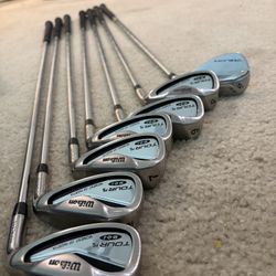 Wilson Tour RX MOI Irons 5 - PW + TAYLORMADE ROCKETBLADEZ WEDGE SW 55°