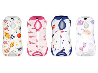 Kacctyen Cat Recovery Suits Small S 4 Pack Cotton Adjustable Assorted Prints New