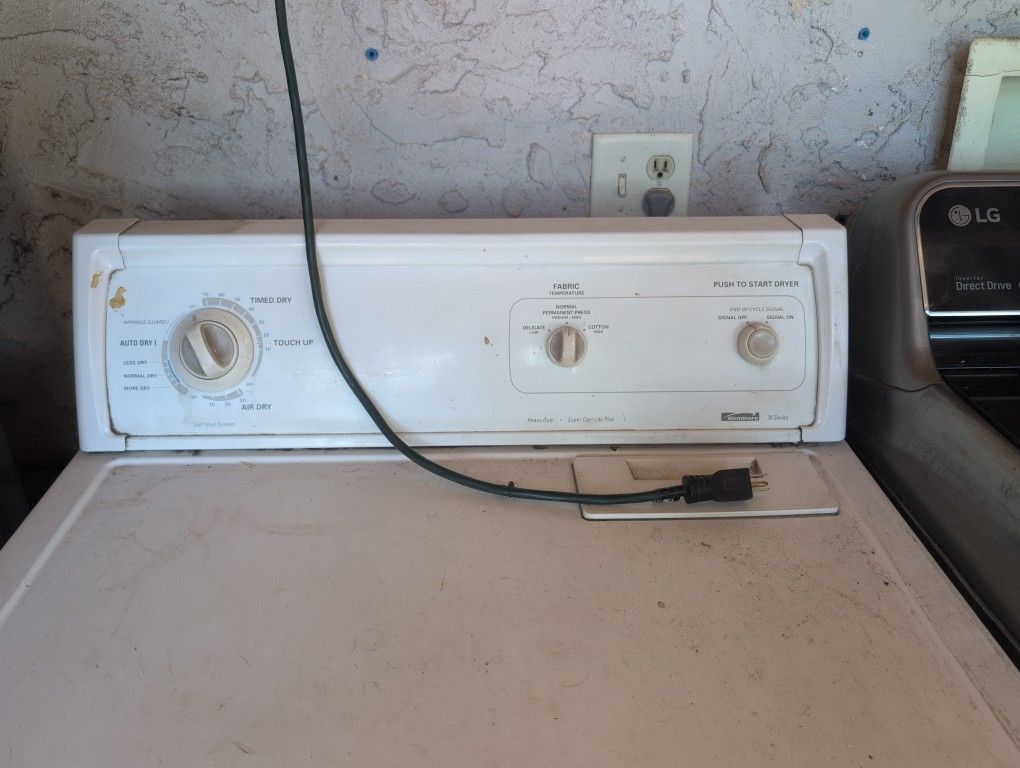 LG Inverter Direct Drive Top Load Washer And Kenmore 70 Series Drier