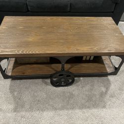 Wagon Wheel Coffee Table 
