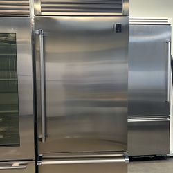 HESTAN 36”WIDE BUILT IN BOTTOM FREEZER REFRIGERATOR 