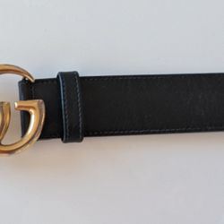 Black Gucci Belt