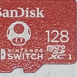 Nintendo Switch SanDisk 128GB SD CD ARD
