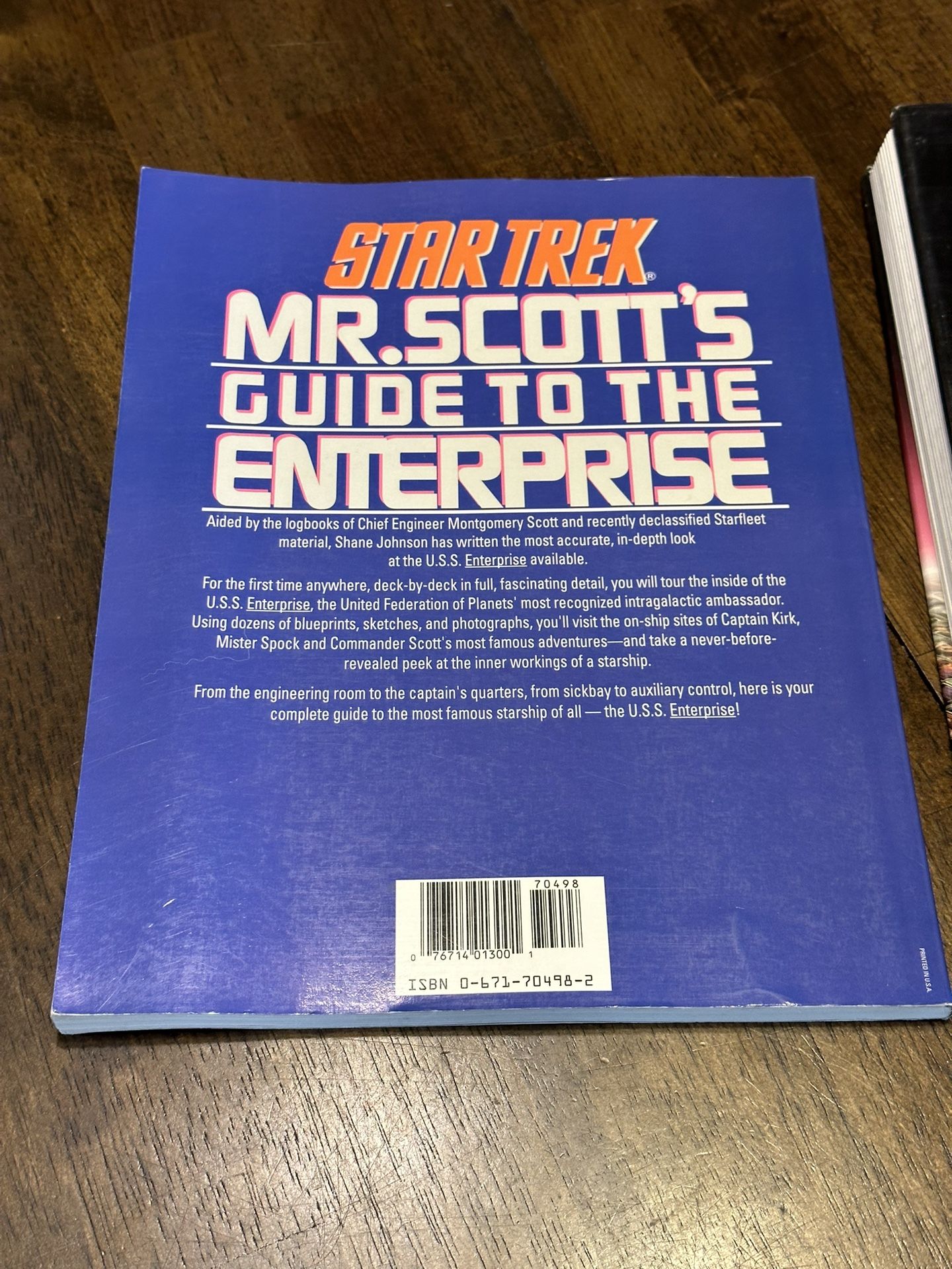 Star Trek: Mr. Scott's Guide to the Enterprise: Johnson