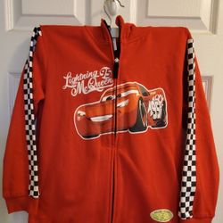 Kids Disney Lighting McQueen Zipper Jacket w/  hoodie