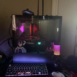 Custom PC with 3070 ti + speakers + keyboard and mouse + mic and headphones