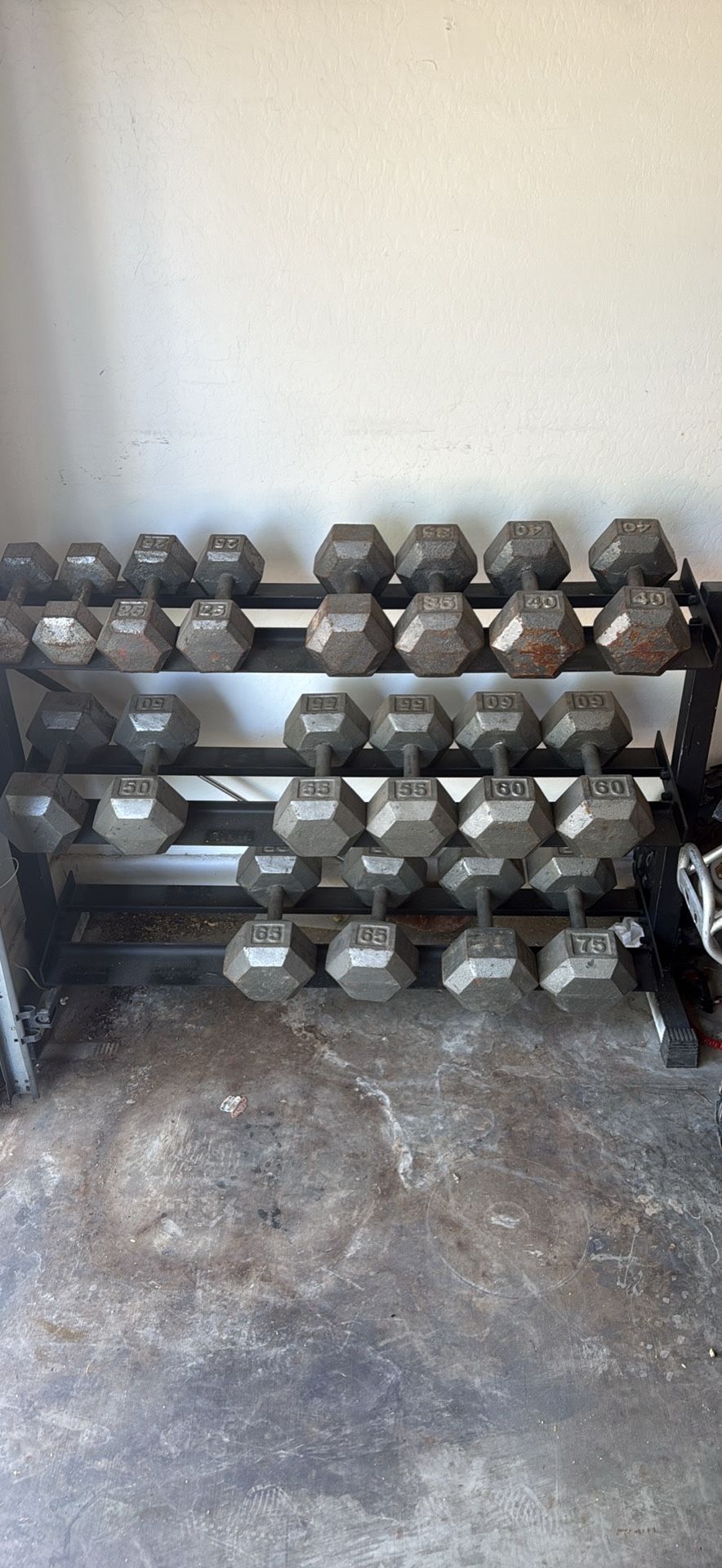 Iron Dumbbell Set