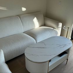 Sofa, Armchair and Coffee Table 