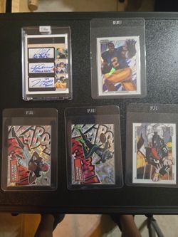 Baseball and football cards