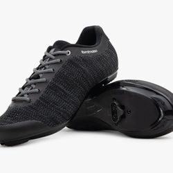 Tommaso Strada Ready to Ride Mens Indoor Cycling Shoes with Look Delta Or SPD Cleats Pre-Installed - Optimized Bike Shoes for Men for Peloton, Echelon
