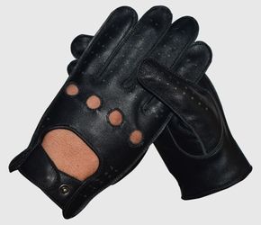 New 3 colors leather driving gloves