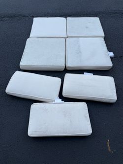 Outdoor Patio Cushions — Set of 7