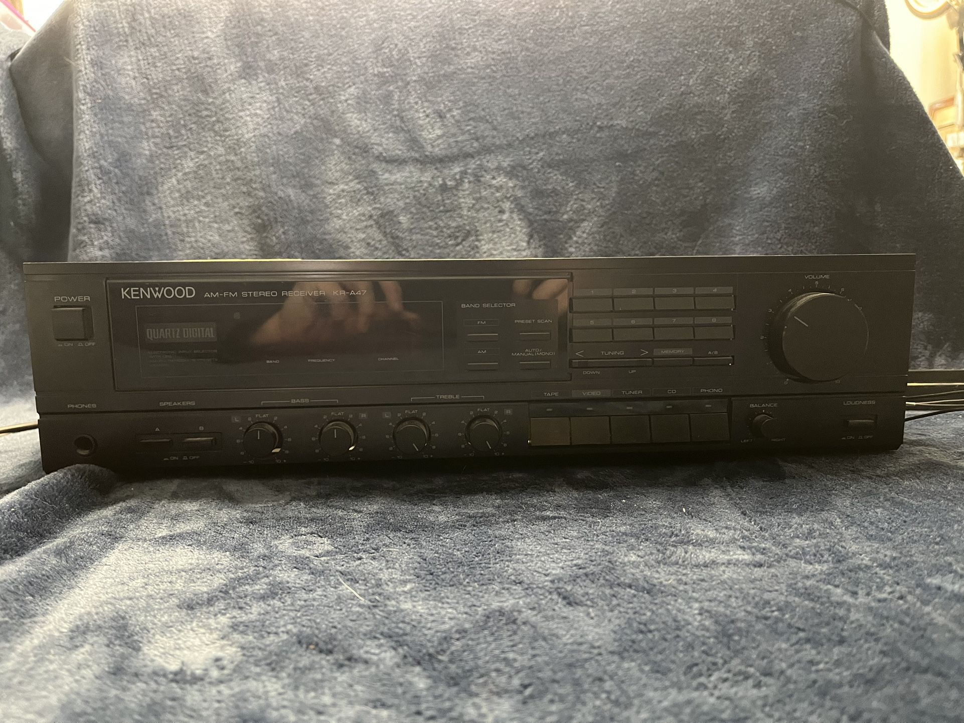 Kenwood Vintage KR A 47 AM & FM Stereo Receiver Amplifier 