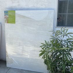 48in X 60in White Canvas 