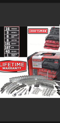CRAFTSMAN TOOLS SET 450 NEW
