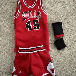 Rare Custom 1/6 Michael Jordan 45 Action figure jersey  fit enterbay Doll Toys