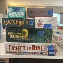 Board Games ( Starting $5)