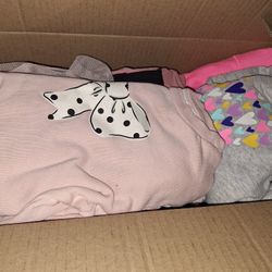 Box Of Girl's Clothes