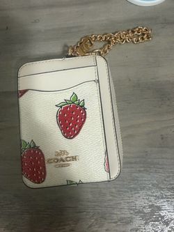 Coach strawberry wallet
