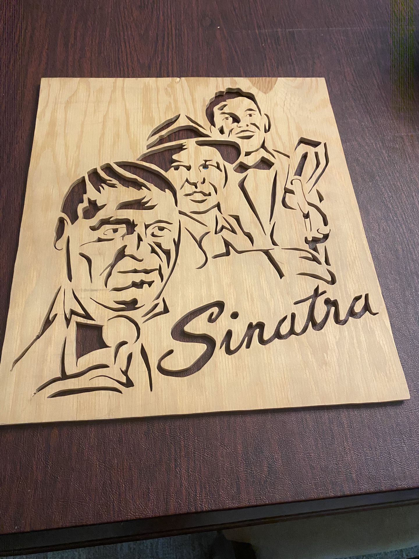 Sinatra Wood Cutout