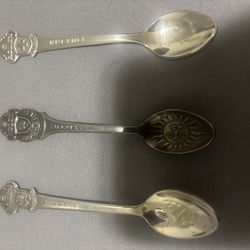 185 Rare Vintage Souvenir Spoons 0.50$Each If You Buy All!! l,Trade For Pokemon 