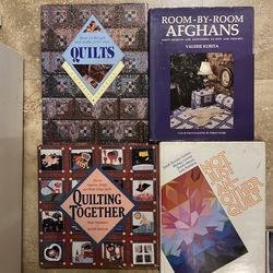 Quilting books, lots of four