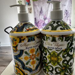 Hand Soap Meyer Lemon And Olive Thyme (never Used)