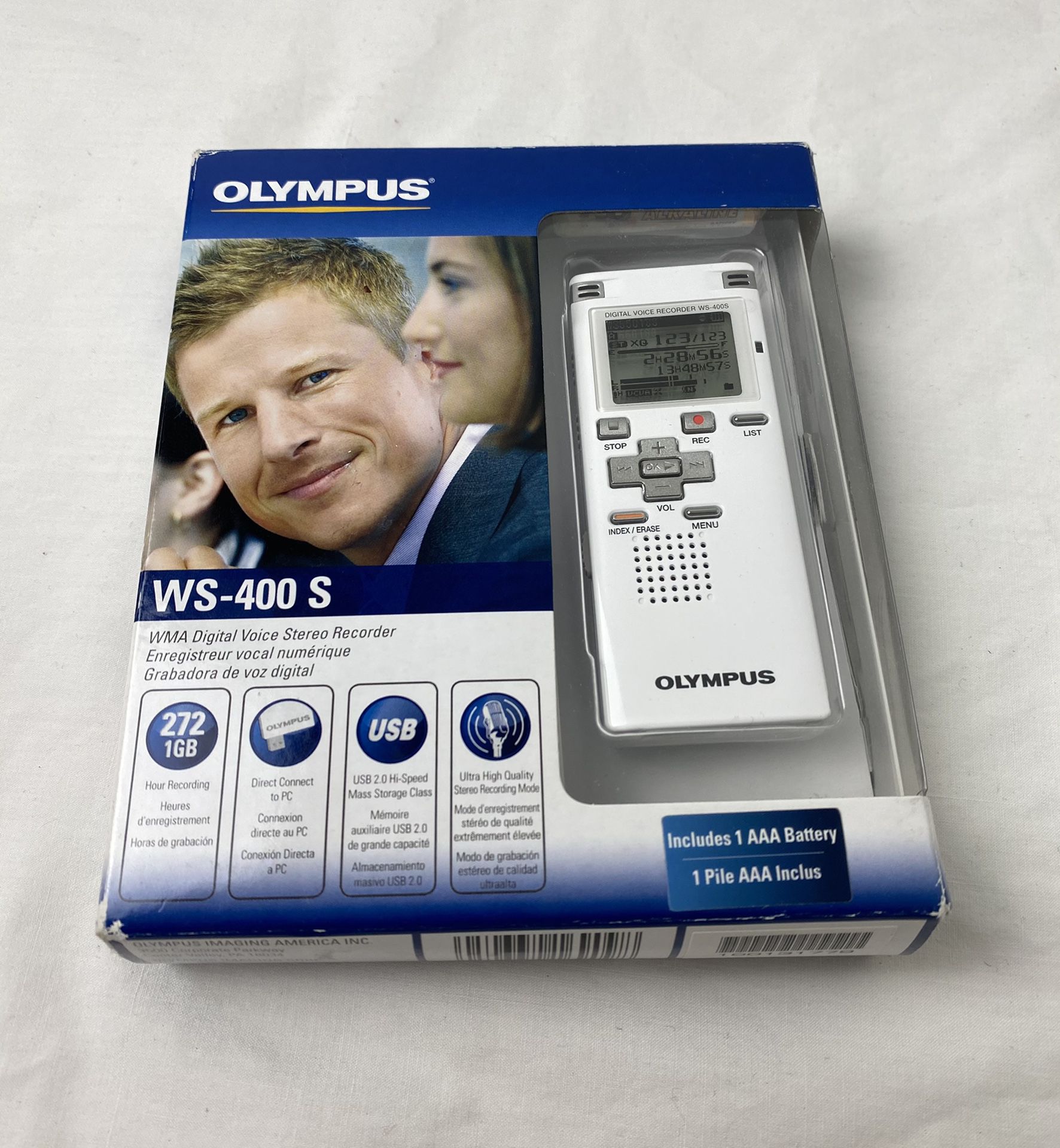 Olympus WS-400 1024 MB 272 Hours Handheld Digital Voice Recorder
