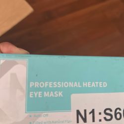 Professional Heated Eye Mask Never Used 