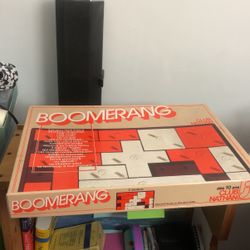 Vintage French Game :  Boomerang Club nathan Board Game In French