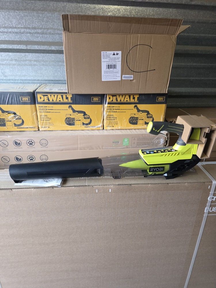 RYOBI ONE+ 18V 100 MPH 280 CFM Cordless Battery Variable-Speed Jet Fan Leaf Blower P2108A (Tool Only)
