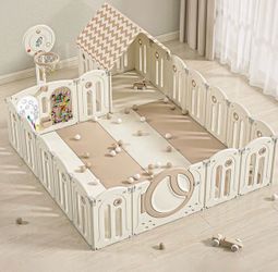 Playpen with mats
