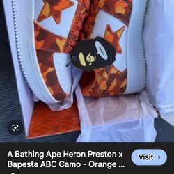 Heron Preston Bape sta Size 10
