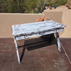 Rustic White Desk/side Table