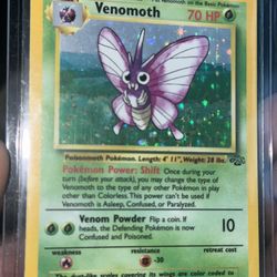 Venomoth - 13/64 Jungle Unlimited Holo Rare Pokemon -