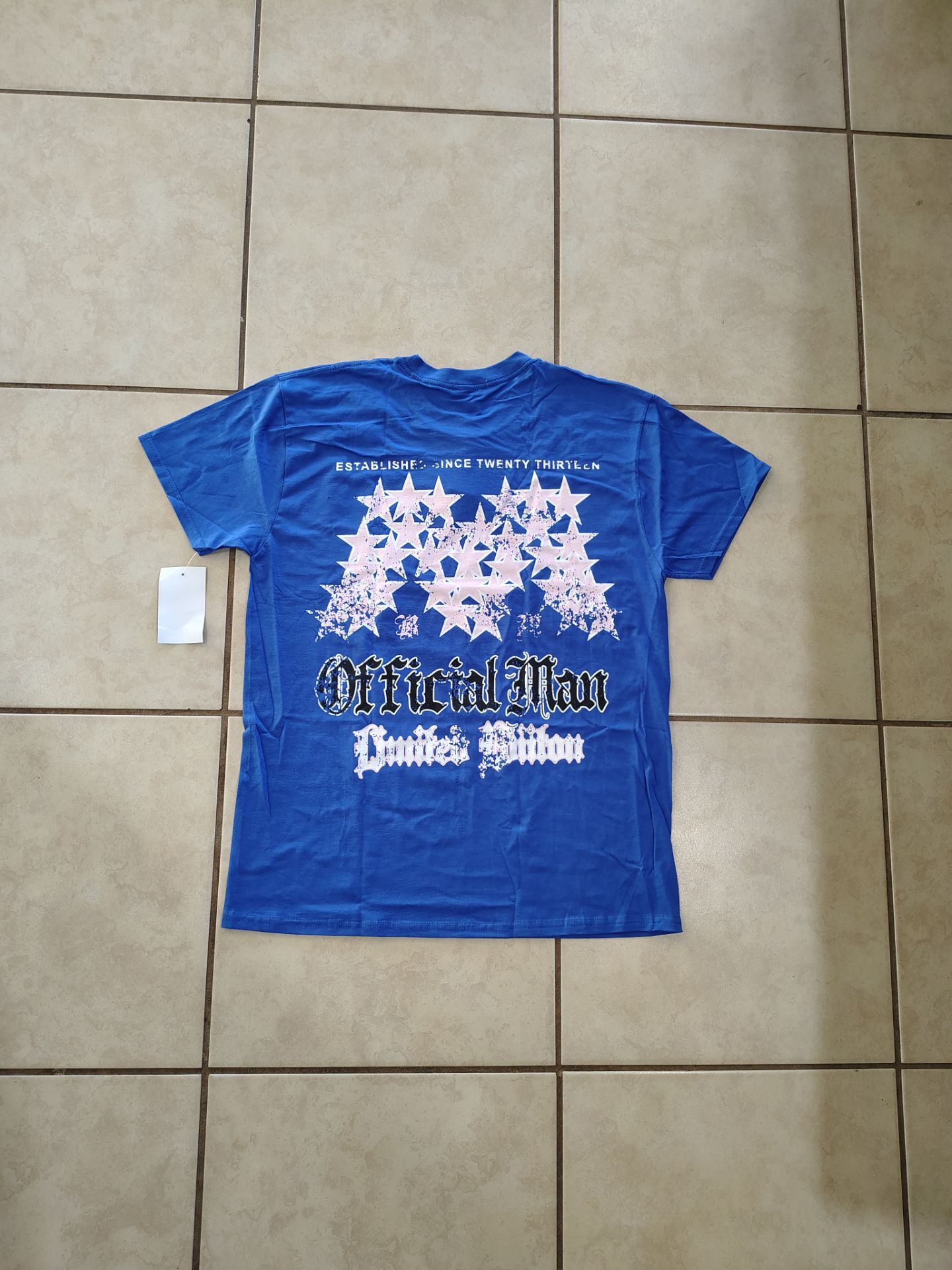 Mens Star Print Graphic Shirt