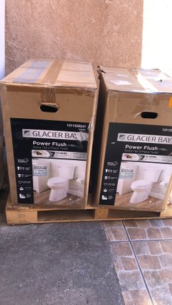 Extra Tall Toilet elongated Power Flush with Seat
