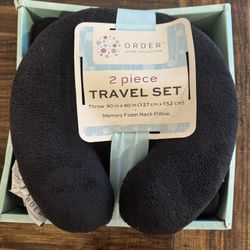 Neck Pillow And Throw 