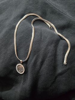 Serenity prayer pendant and chain