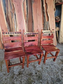 CHAIRS RUSTIC  STYLES LIFFE TIME WARRANTY