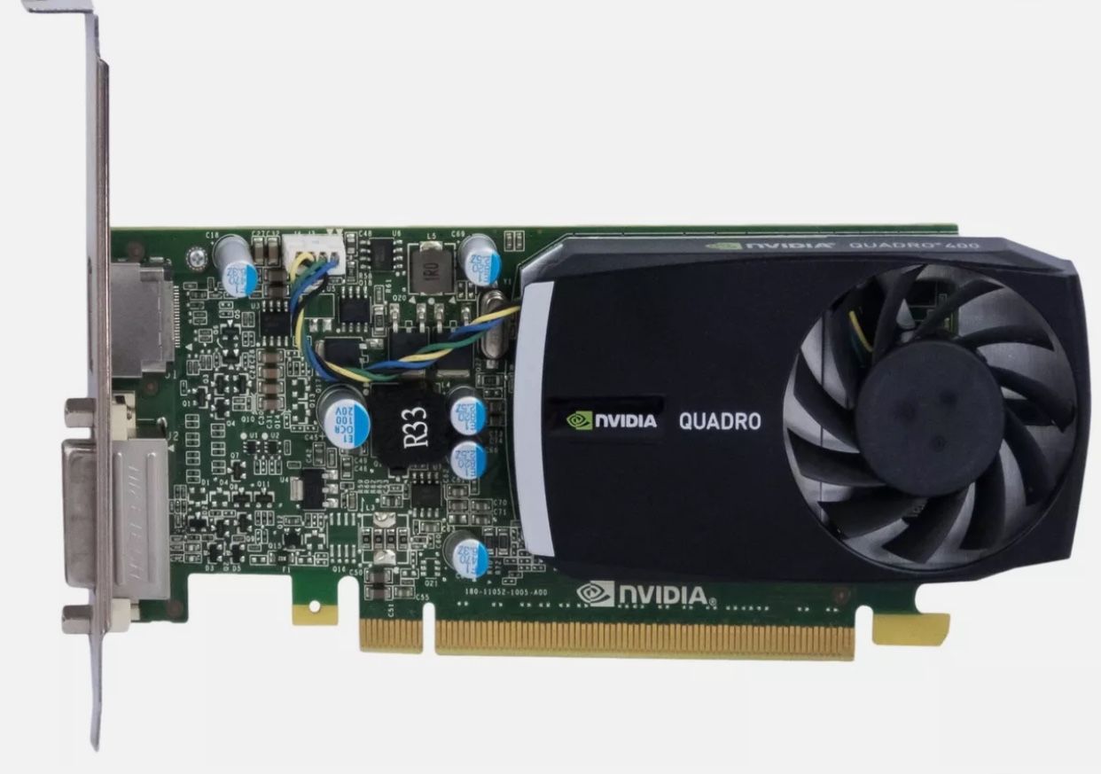 NVIDIA QUADRO 400 LOW PROFILE GDDR3 512MB PCIe x16