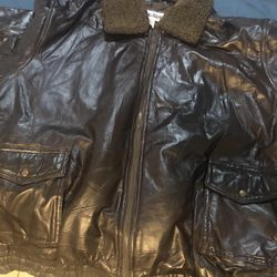 King Size Men’s Leather Jacket 