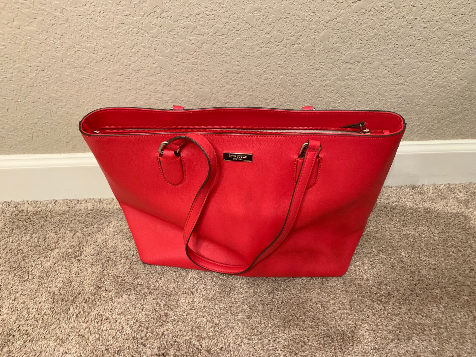 Red Kate Spade laptop bag