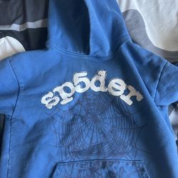 blue spider hoodie