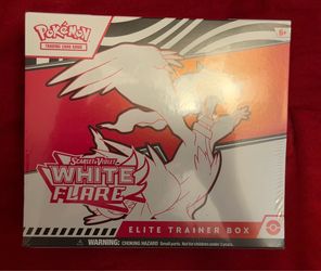 Pokémon Scarlet & Violet White Flare Elite Trainer Box Brand new Sealed!
