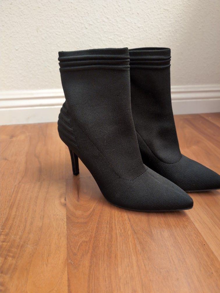 Black Heel Booties